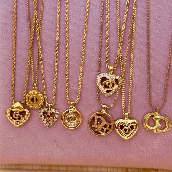 Vintage Gold Plated Dior Necklaces - Picture 3 of 12